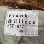 Frank & Eileen  Jameson Jogger Pants Size 10 Sage Green Italian Performance Linen Photo 2