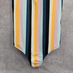 Kona Sol  Striped One Piece Swim Padded Bathing Suit Body Suit Beach L Large Photo 3