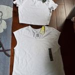 Wild Fable White basic tops from target 1 cropped and 1 regular length shirt new with tags Photo 0