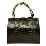 Vintage Genuine Alligator Black Top Photo 2