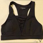 Lanston Sport Los Angeles Black Nylon Spandex Lycra NWT Sports Bra Photo 0