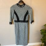 Little Mistress  Lace Midi Pencil Dress With Contrast Panel size 4 Photo 2