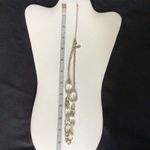 Lane Bryant Silver Crystal Necklace Photo 4