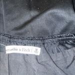 Abercrombie & Fitch NWOT  Black Button Mara Halter Vest Backless Mini Dress M Photo 4