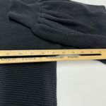 1. State  Sweater Womens Medium Black Balloon Sleeve Ribbed‎ Knit V Neck Photo 11