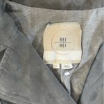 Anthropologie  Womens Small Hei Hei Asymmetrical Vegan Suede Gray Moto Jacket Photo 6