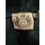 Juicy Couture  Black‎ Velour Zip Up Hoodie Jacket Y2K Women's Size Large flaws Photo 4