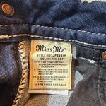 Miss Me  Jeans Signature Cuffed Capri 25 Thick Stitched Sequin Embroidered Wings Photo 8