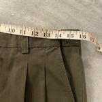 L.L. Bean Mens Size 32x29 Olive Green Comfort Waist Pleated Front Chino Pants Photo 9