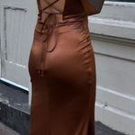 David's Bridal David’s Bridal Brown Prom Dress Photo 1