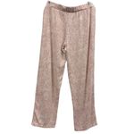 Lucky Brand  Dusty Pink Cream Soft Pajama Loungewear PJ Drawstring Waist Pants M Photo 2