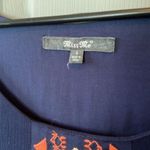 Miss Me  Womens Boho‎ Dress Size Small Navy Blue Bell Sleeves Flowy Fit Hippie Photo 1