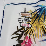 A New Day A‎ New Day Scarf Wrap Tropical Print Toucan Beach Island Large Fringe Photo 2