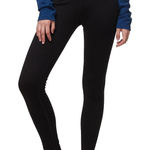 Icebreaker Bodyfit 200 Leggings 100% Merino Wool Base Layer Black Photo 0