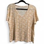 American Eagle American‎ Eagle Soft & Sexy Small Floral V-Neck T-Shirt Tee Top Photo 0