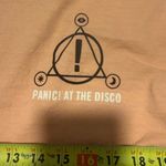 Spirit Jersey Panic! At The Disco Peach Cropped Sweatshirt Photo 2
