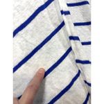 Lilly Pulitzer  Myra White Blue Stripe 100% Linen‎ Open Cardigan Sz S/M Photo 1