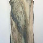 C Est. 1946 Marbled Lined Sleeveless Spaghetti Strap Slip Dress Gray Tan Small Photo 0