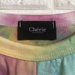 Cherie‎ tie dye twist hem long sleeve stretchy crop top & jogger set size M Yellow Size M Photo 4