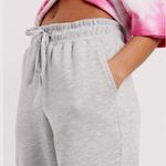 New Collusion Skinny Joggers Sweatpants Heather Grey Size 6 Short Length Gray Photo 2