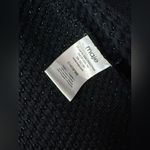 Maje  Empire Black Sweater Knit Blazer Moto Jacket Size 3/L Photo 6