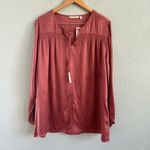 Soft Surroundings Soft‎ Surroundings Lumi Tassel Top in Marsala Size 1X NWT Photo 1