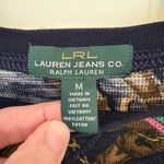 Ralph Lauren  LRL Women's Lightweight Equestrian Waffle Weave Pullover Top Size M Photo 3