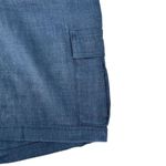 NYDJ NWT  cargo bermuda shorts linen in blue horizon, Photo 3