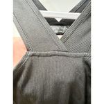 Rag and Bone  Rachel Sleeveless Cutout Slit Ribbed Midi Dress Black Women's US 6 Photo 4