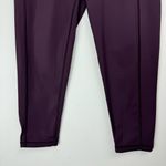 Zyia Active Wine Pocket Brilliant Hi Rise Crop Leggings Sz 8-10 Purple Plum Photo 7
