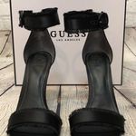 Guess Heels Black Satin Pollee Shoes NIB/NWT/NWB Photo 0