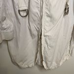 Maison Martin Margiela Jacket Trench Buckle Minimalist Hooded 40 US‎ 8 Tan Cream Size M Photo 1