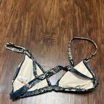 Shade & Shore Snakeskin Bikini Top Photo 1