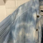 Universal Threads Universal Thread 100% Gauzy Cotton Cloud Tie Dye Bomber Jacket Size S Photo 5