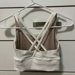 Lululemon Energy Bra Long Line Texture White Photo 2