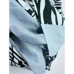 Ellen Tracy Women’s Size 2 Skirt Geometric Print Blue Black White Pockets clean Photo 4