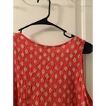 Eddie Bauer Women's Shell Print Sleeveless Top Blouse Red Ivory Unknown … Photo 7