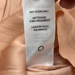 frame denim Frame Shirred V-Neck Blouse Pink Clay Women Size Medium Romantic Buttons Top NEW Photo 4