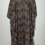 MIA JOY JOYFOLIE Leopard Print Kimono One Size Brown Size undefined Photo 6