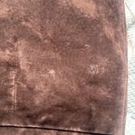 Lord and Taylor 100% leather/suede semi flared pants Brown Size 4P Photo 4