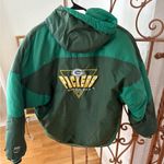 Vintage Logo 7 Packers Puffer Jacket Green Size XL Photo 5