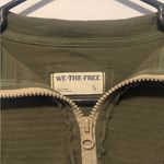 We The Free Free People Like New Green Quarter Zip Sweater: Size- Small Photo 3