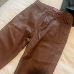 Edikted  Leather Flare Pants Photo 0