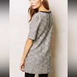 Anthropologie  Tunic Postmark Beverly Crochet Knit Mini Dress Heather Grey XS EUC Photo 2