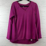 Wildfox  Raspberry Long Sleeve V Neck Sweater Size S Photo 0