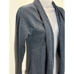Eddie Bauer  Women's Heathered Charcoal Knit Cardigan Sweater Small Grey Work Photo 1