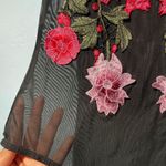 Charlotte Russe Sheer Mesh Floral Bodysuit Photo 2