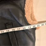 Jason Wu NWT Double Sided Zip Up Bomber Vest Black Size M Photo 6