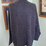 Vintage VJ Woman Angora Christmas Holiday Snowman V Neck Sweater Cardigan 1X Photo 4