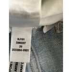 Madewell Perfect Vintage Wide-Leg Crop Jean Distressed comfort Stretch, size 29 Photo 14